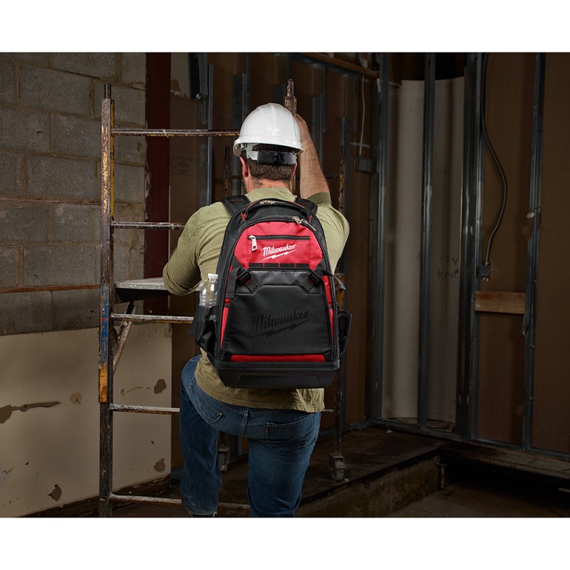 Milwaukee 48-22-8200 35-Pocket Impact Resistant 1680 Ballistic Jobsite Backpack - Image 4