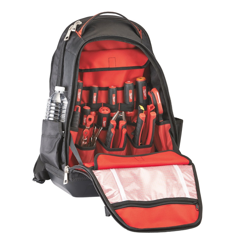 Milwaukee 48-22-8200 35-Pocket Impact Resistant 1680 Ballistic Jobsite Backpack - Image 6