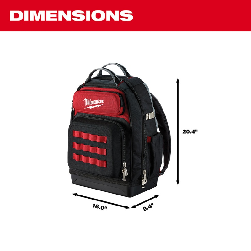 Milwaukee 48-22-8201 Ballistic Impact Resistant Base Ultimate Jobsite Backpack - Image 3