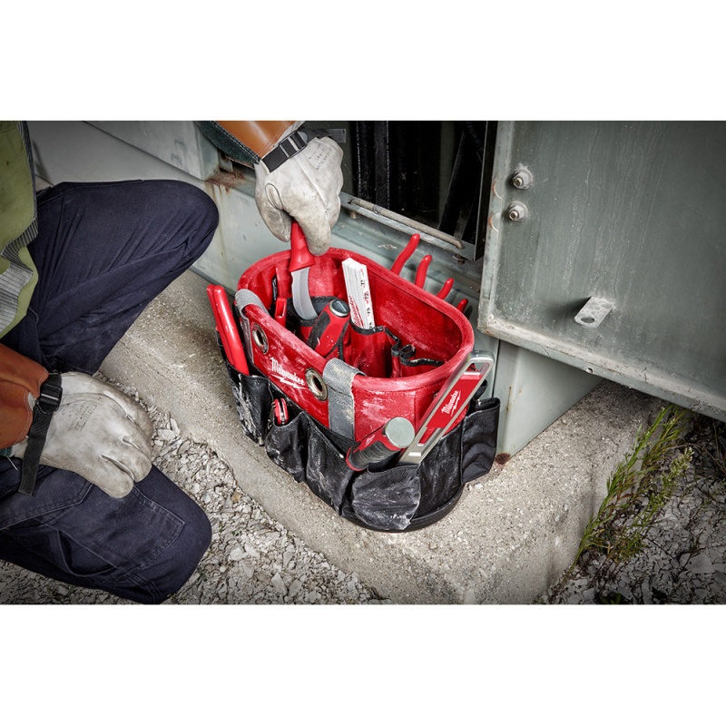 Milwaukee 48-22-8275 24-Pocket Ballistic Material Underground Oval Bag - Image 3