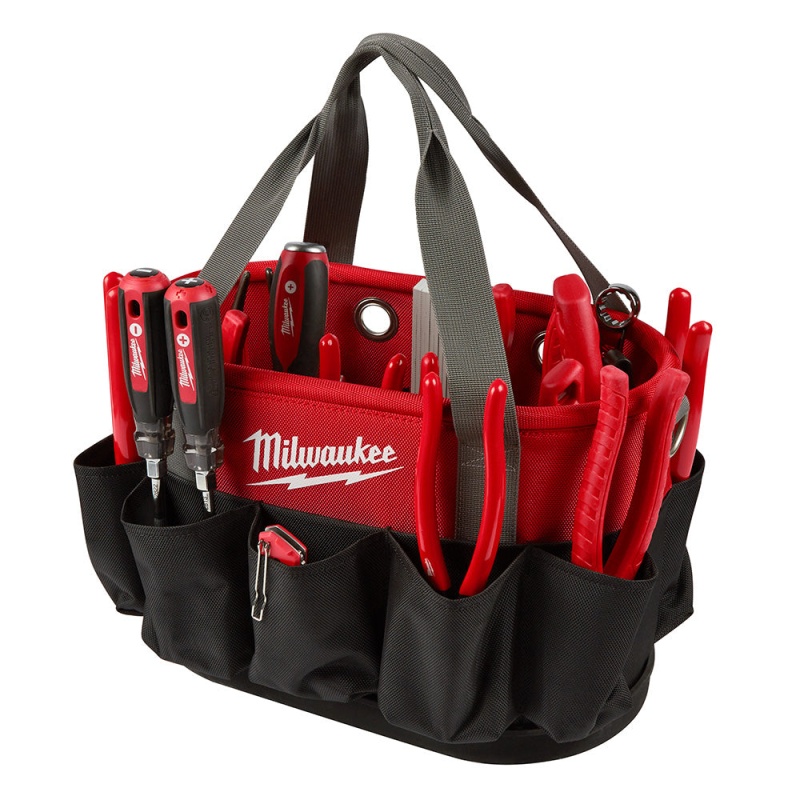 Milwaukee 48-22-8275 24-Pocket Ballistic Material Underground Oval Bag - Image 6