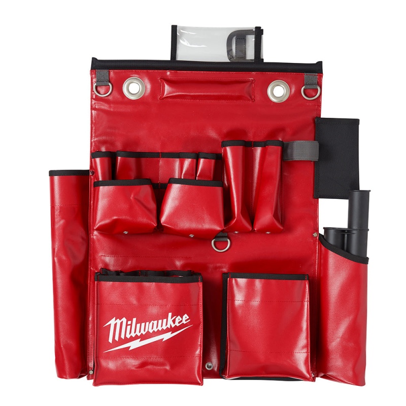 Milwaukee 48-22-8291 18 Pocket Lineman's Compact Durable Aerial Tool Apron