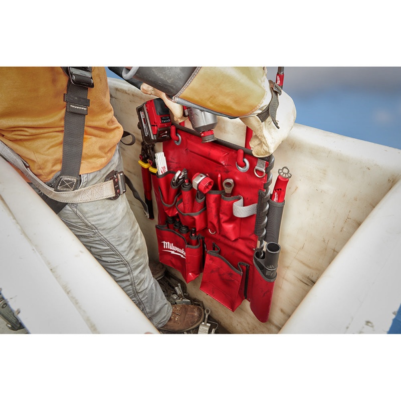 Milwaukee 48-22-8291 18 Pocket Lineman's Compact Durable Aerial Tool Apron - Image 4