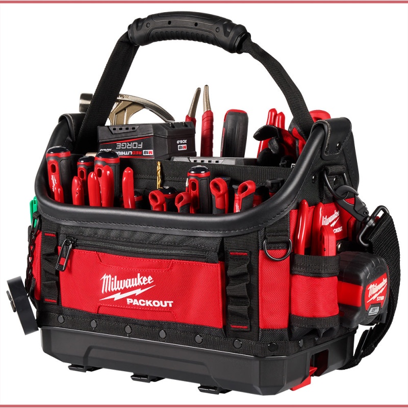 Milwaukee 48-22-8317 PACKOUT 15" Tear Resistant Ballistic Structured Tote - Image 4