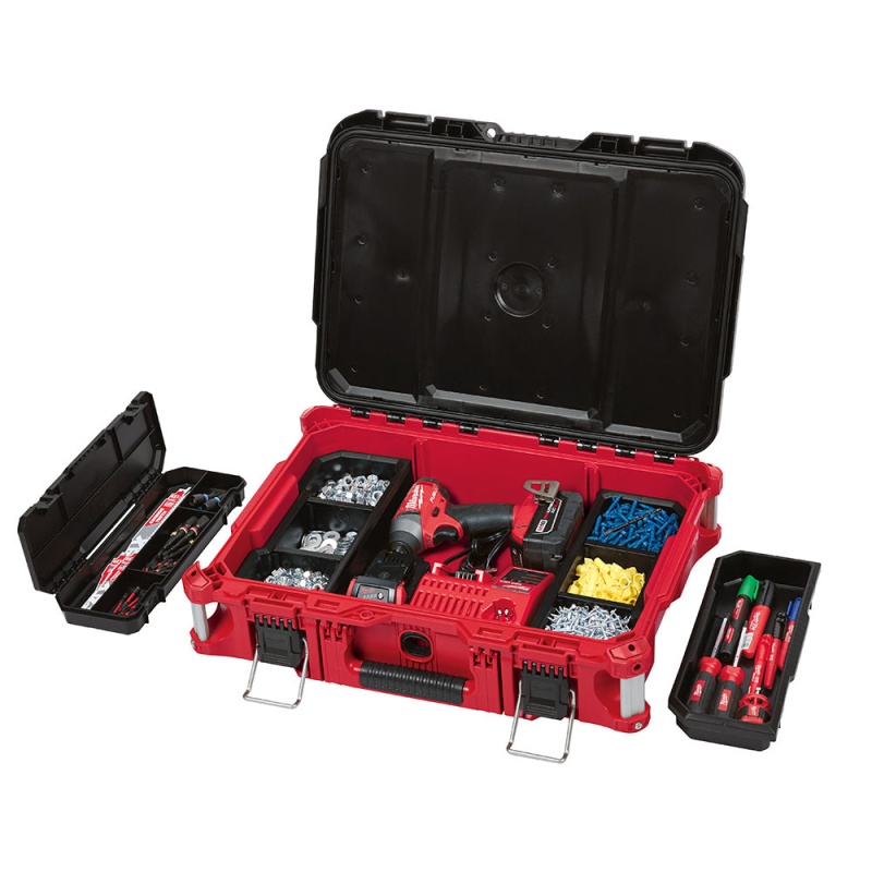 Milwaukee 48-22-8424 75-Pound Capacity Polymer Packout Standard Tool Box - Image 8