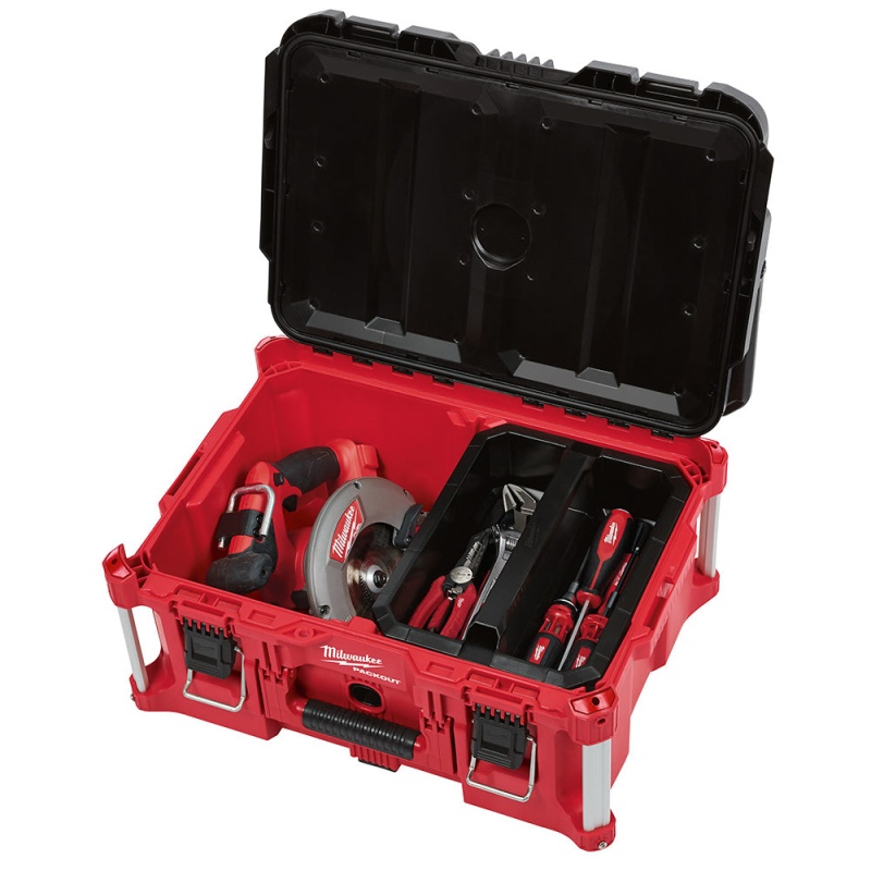 Milwaukee 48-22-8425 100-Pound Capacity Polymer Packout Large Tool Box - Image 8