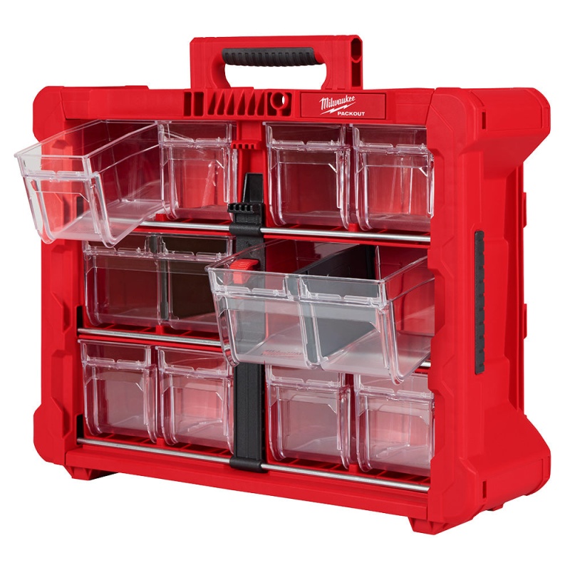 Milwaukee 48-22-8433 PACKOUT Tilt Bin Organizer w/ 10 Quick-Access Bins - Image 5