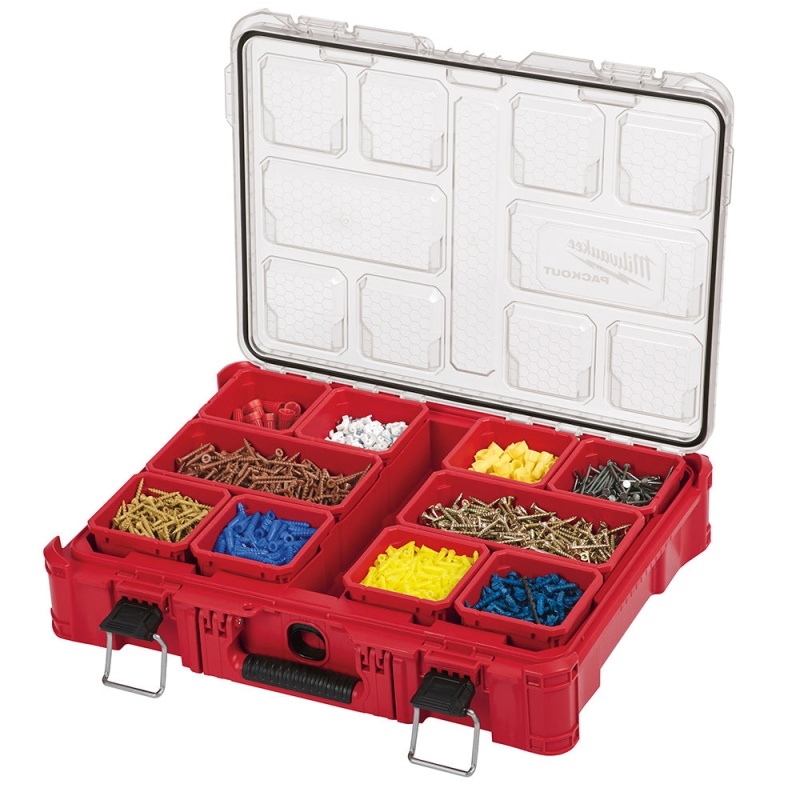 Milwaukee 48-22-84KIT2 PACKOUT 3 Piece Tool Box Bundle w/ Organizer - Image 8