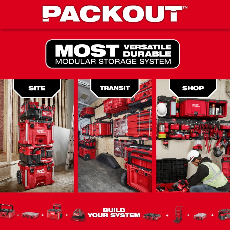 Milwaukee 48-22-8427 PACKOUT 3 Piece Kit w/ Organizers - Image 14