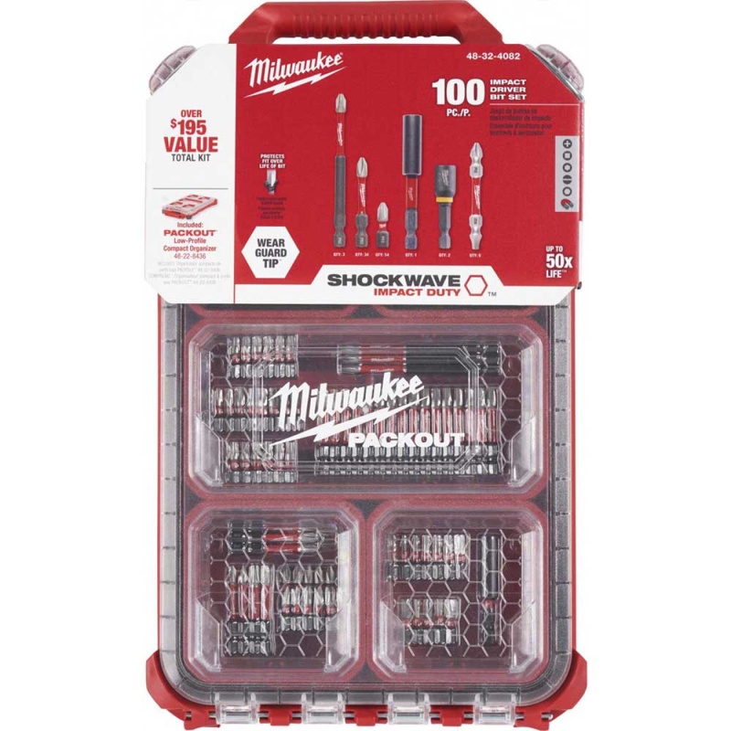 Milwaukee 48-22-9486WPO PACKOUT Impact Bits w/ SAE / Metric Socket Sets 223 PC - Image 2