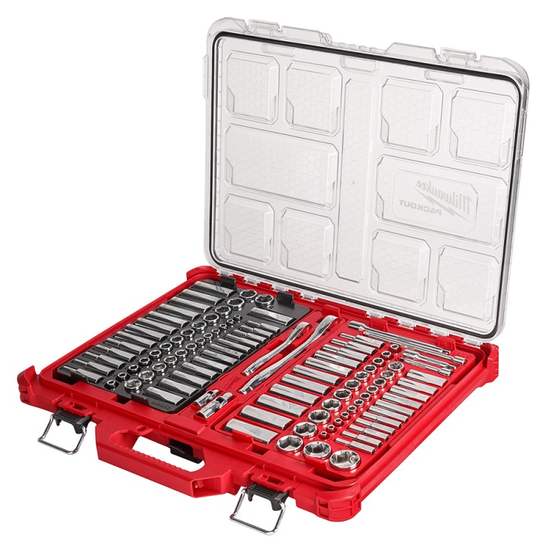 Milwaukee 48-22-9486 1/4"-3/8?? Ratchet Socket Set w/ PACKOUT Case - 106pc