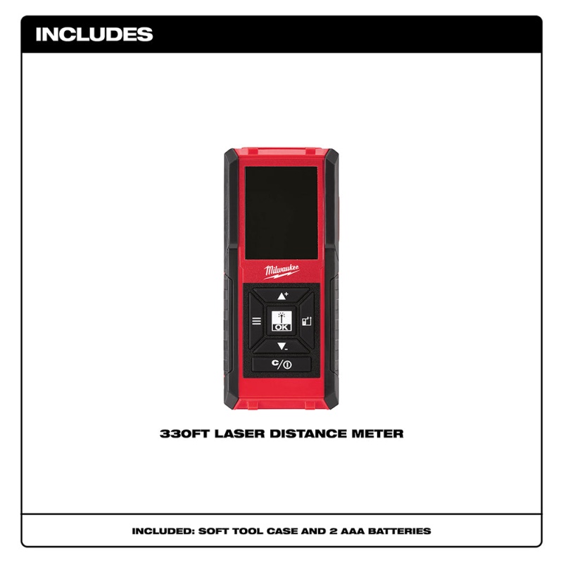 Milwaukee 48-22-9803 330-Foot Heavy Duty Measuring Laser Distance Range Meter - Image 5