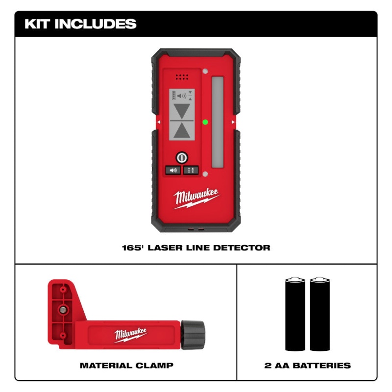 Milwaukee 48-35-1211 165' Cordless Impact Resistant Laser Line Detector - Image 2