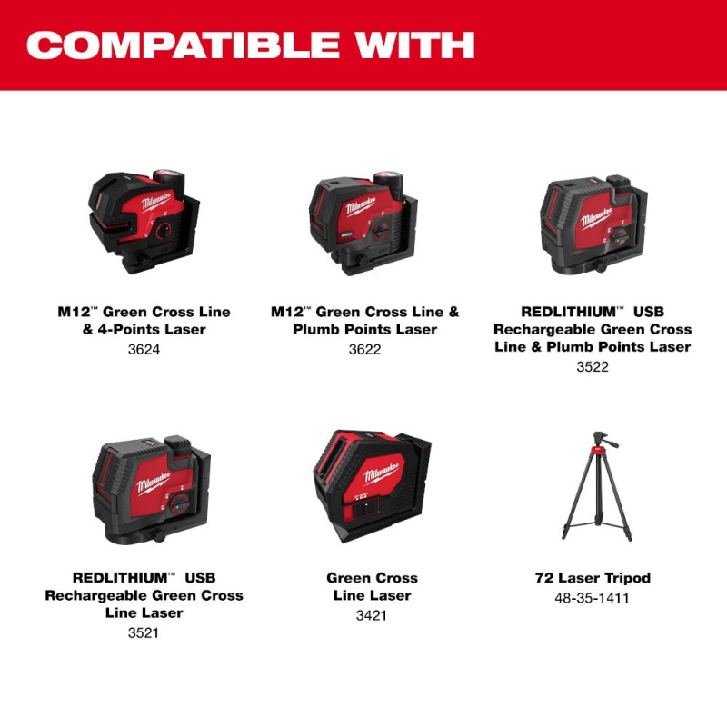 Milwaukee 48-35-1314 Wireless Laser Alignment Base w/ Remote - Image 10