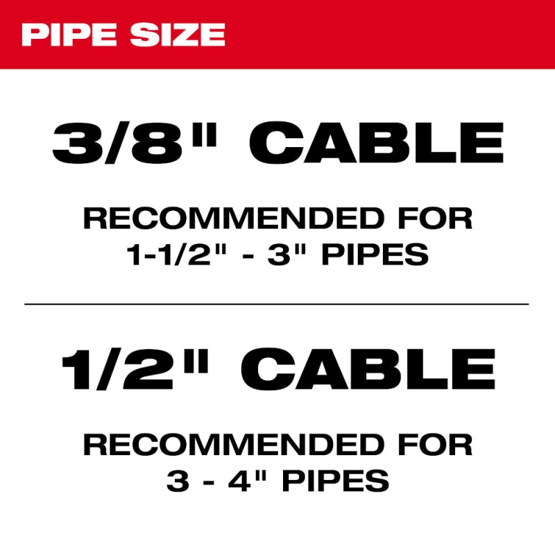 Milwaukee 48-53-2778 1/2" x 75' Durable Inner Core Cable - Image 4