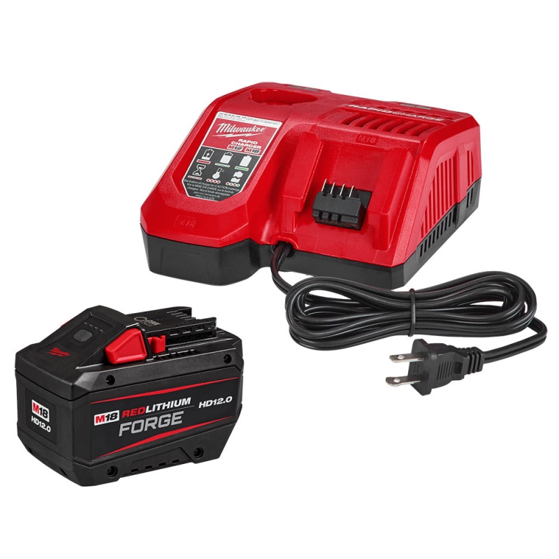 Milwaukee 48-59-1300 M18 18V HD12.0 REDLITHIUM FORGE Starter Kit