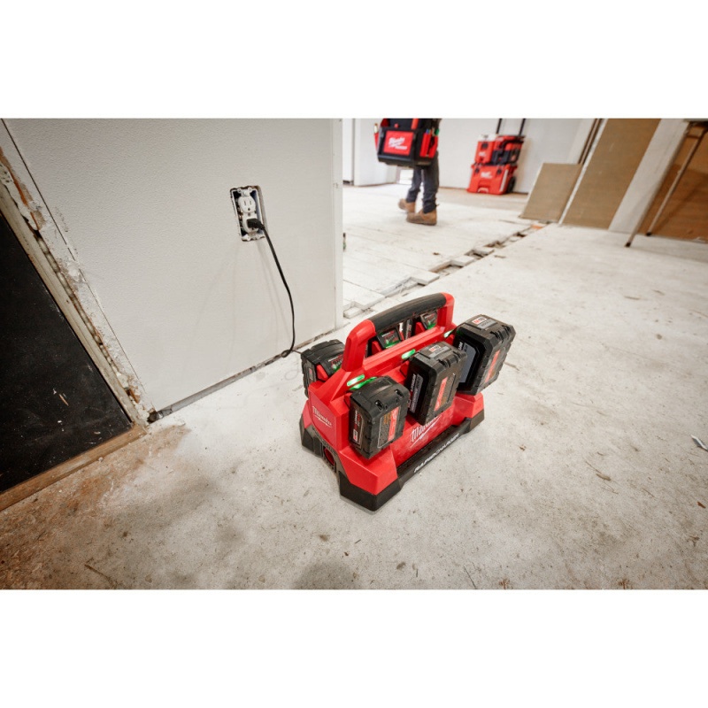 Milwaukee 48-59-1865POC M18 18V PACKOUT Rapid Charger w/ 2-M18 C6.0 /2-M18 XC5.0 - Image 8