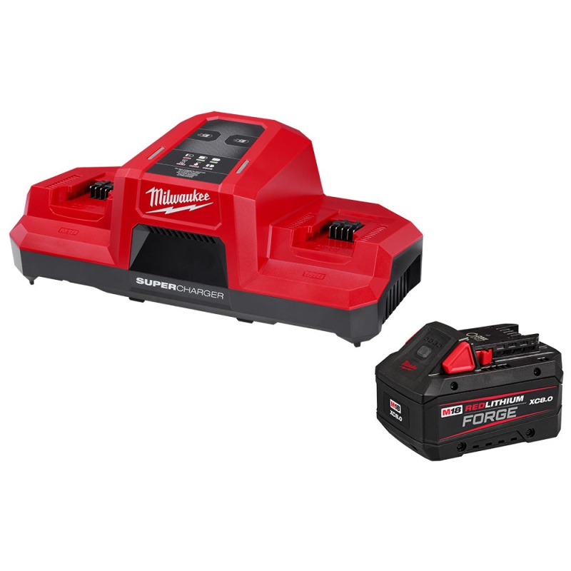 Milwaukee 48-59-1881SC M18 18V Dual Bay Super Charger Starter Kit