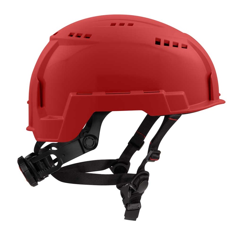 Milwaukee 48-73-1308 Red Vented Class C Type 2 Safety Helmet w/ BOLT - Image 4