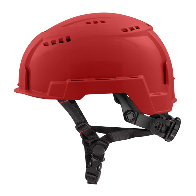 Milwaukee 48-73-1308 Red Vented Class C Type 2 Safety Helmet w/ BOLT - Image 5