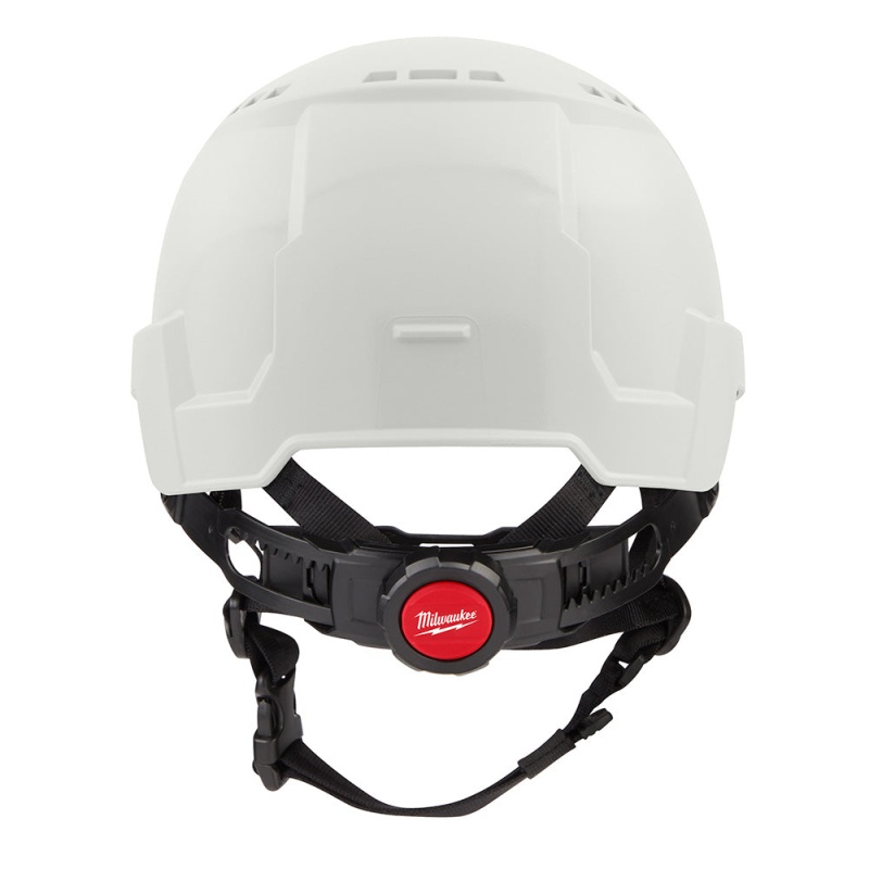 Milwaukee 48-73-1320 Class C White Front Brim Vented Helmet w/ BOLT - Image 4