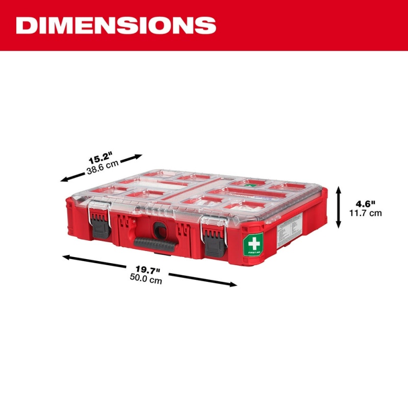 Milwaukee 48-73-8430CB Class B Type 3 PACKOUT First Aid Kit w/ PACKOUT Organizer - Image 4