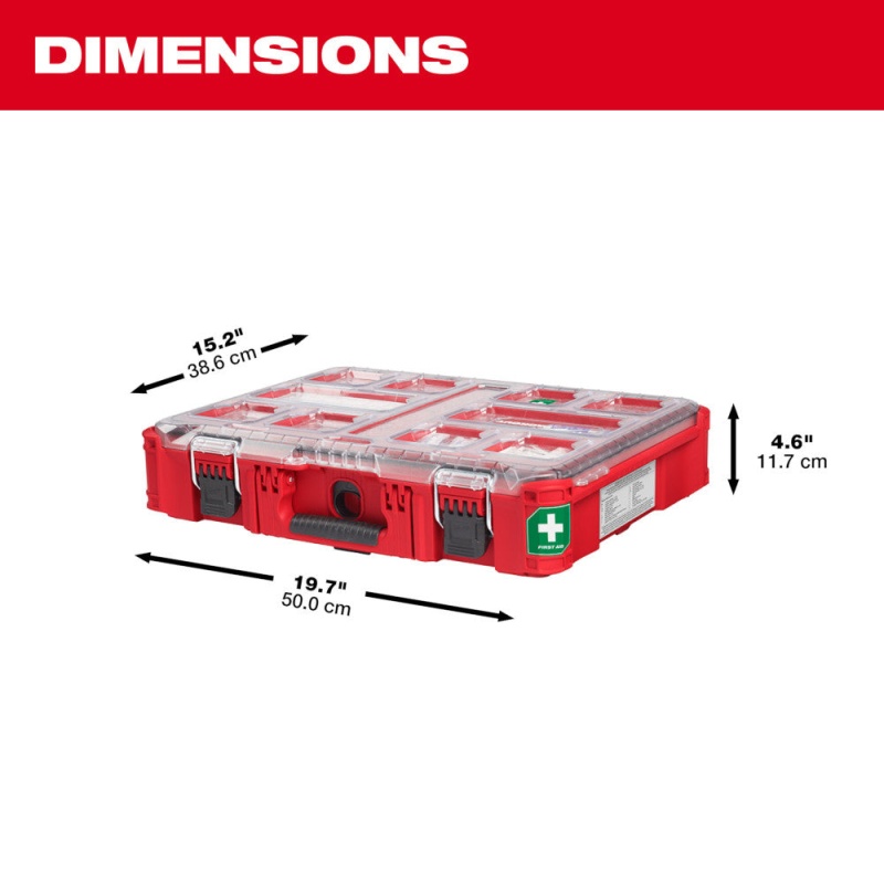 Milwaukee 48-73-8430C 193PC Class B Type III PACKOUT First Aid Kit - Image 4