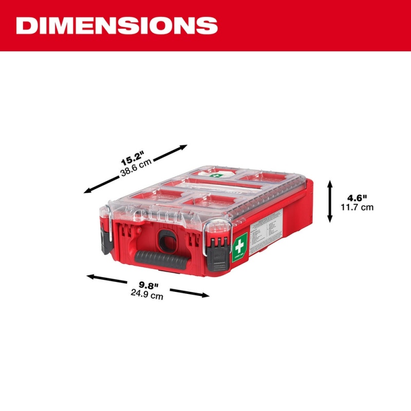 Milwaukee 48-73-8435CB Class A Type 3 PACKOUT First Aid KIT w/ PACKOUT Organizer - Image 4