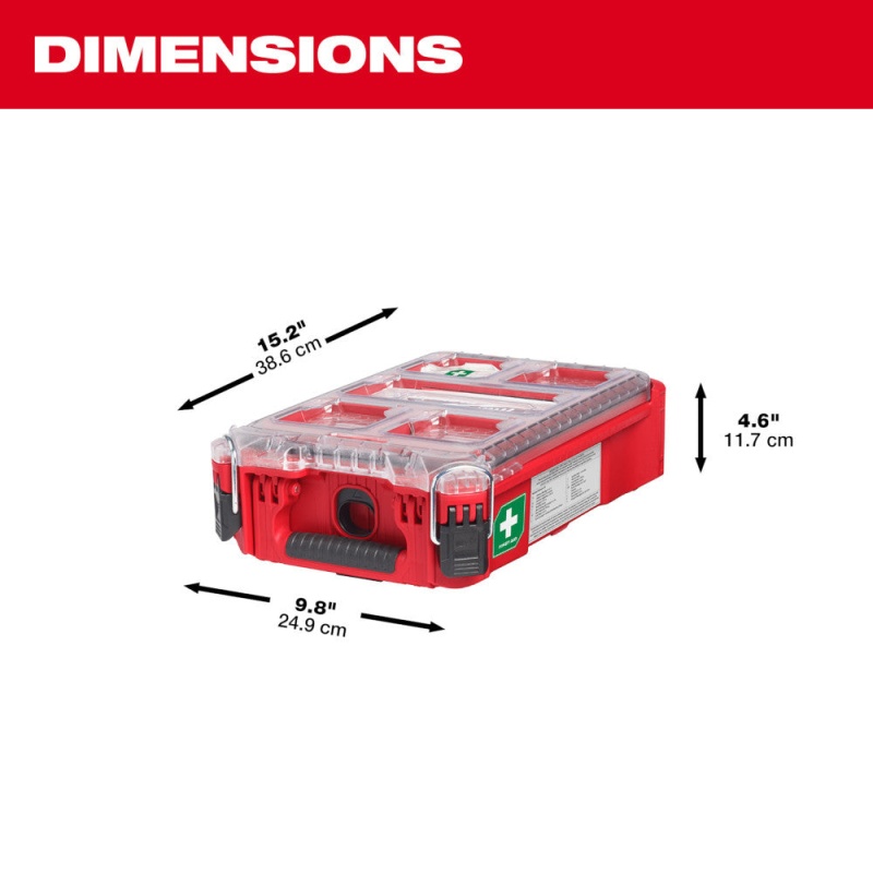 Milwaukee 48-73-8435C 79PC Class A Type III PACKOUT First Aid Kit - Image 4