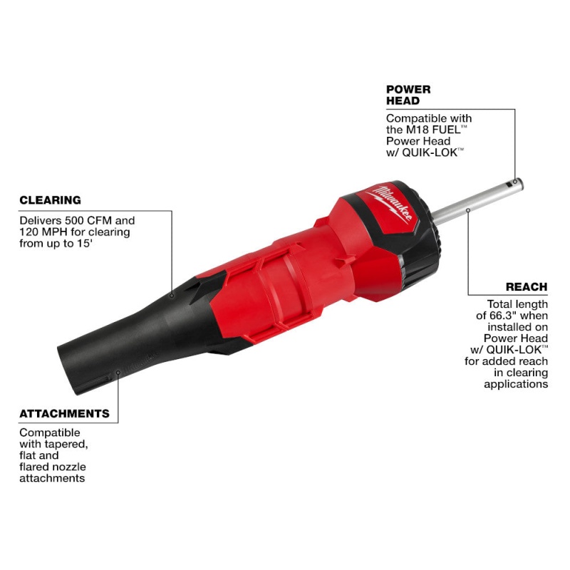 Milwaukee 49-16-2793 M18 FUEL 18V QUIK-LOK Blower Attachment - Image 4