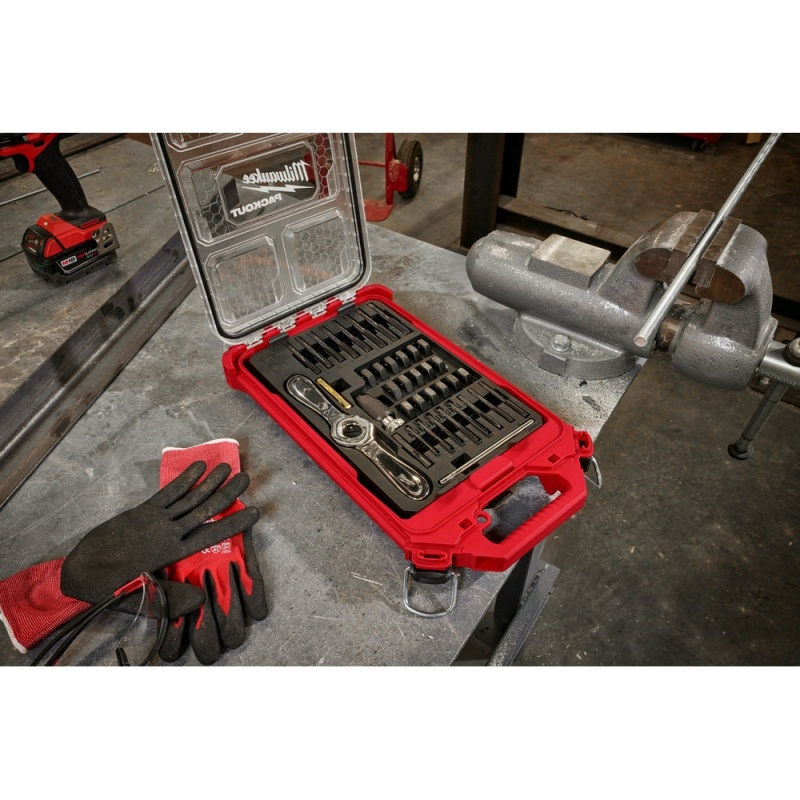 Milwaukee 49-22-5603 Metric Tap & Die PACKOUT Set w/ Hex-LOK Handle - 38 PC - Image 10