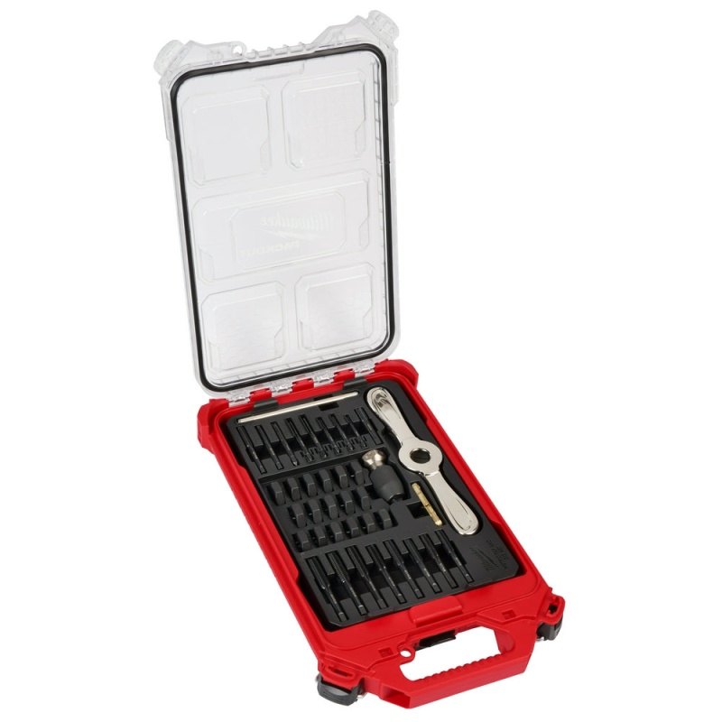 Milwaukee 49-22-5603 Metric Tap & Die PACKOUT Set w/ Hex-LOK Handle - 38 PC