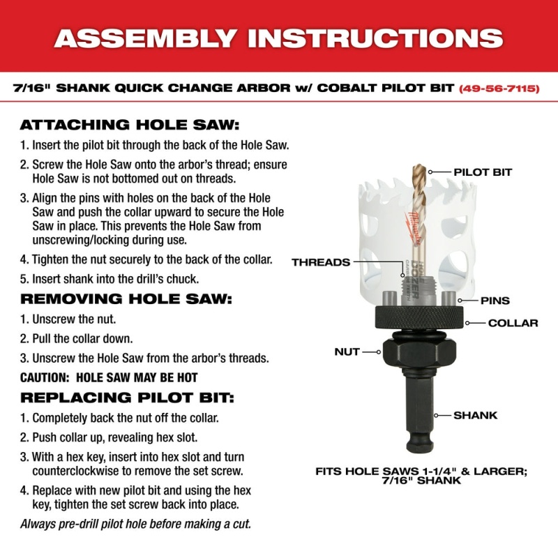 Milwaukee 49-22-5606 PACKOUT Compact Organizer Hole Dozer Hole Saw Kit - 10 PC - Image 8