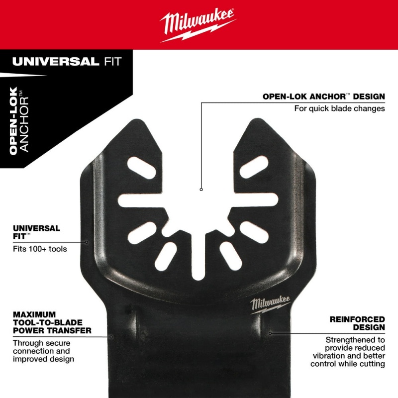 Milwaukee 49-25-1565 NITRUS CARBIDE 1-3/8" Extreme Metal Multi-Tool Blade - 5 PK - Image 7