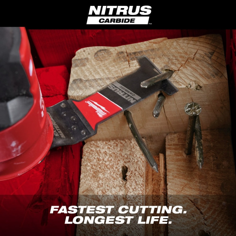 Milwaukee 49-25-1575 NITRUS CARBIDE 1-3/8" Extreme Multi-Tool Blade - 5 PK - Image 3