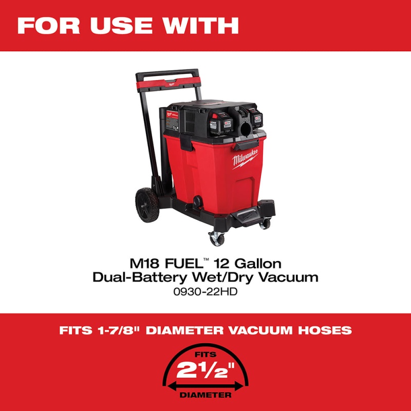 Milwaukee 49-90-2004 2-1/2" X 16' Durable Crush Resistant Flexible Hose - Image 3