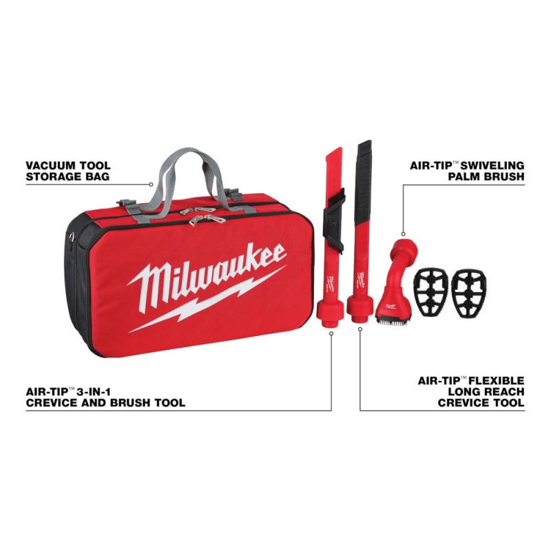 Milwaukee 49-90-2019A AIR-TIP 3-Piece Automotive Vacuum Tool Attachment Kit - Image 3