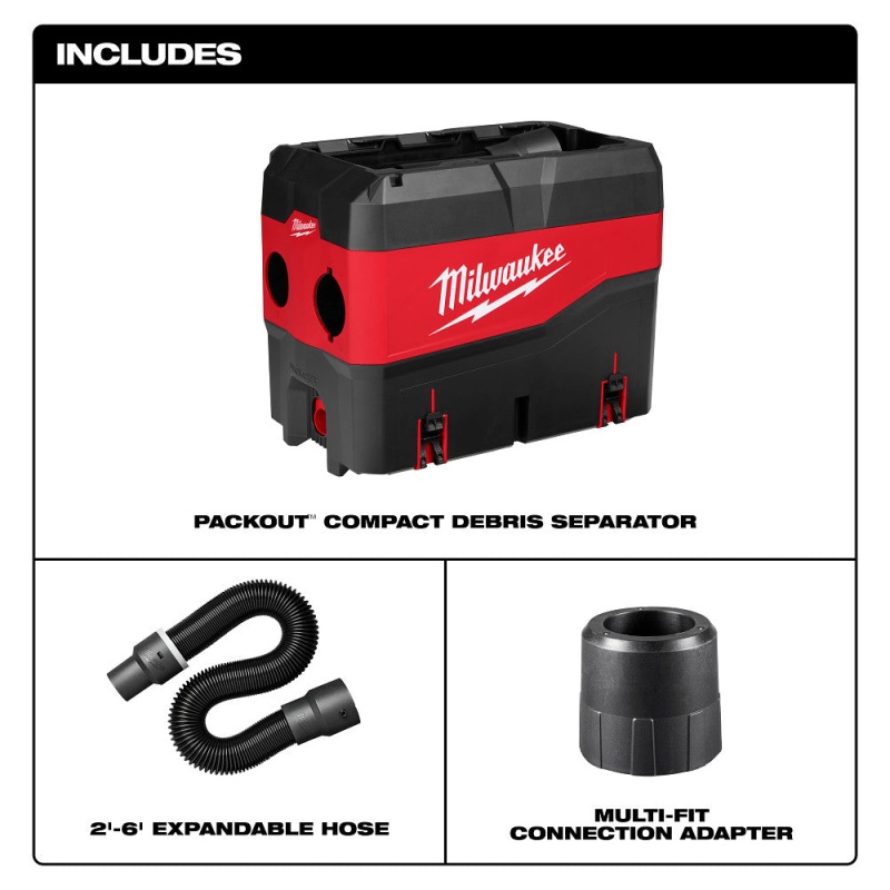 Milwaukee 49-90-2200 PACKOUT Compact Debris Separator - Image 2