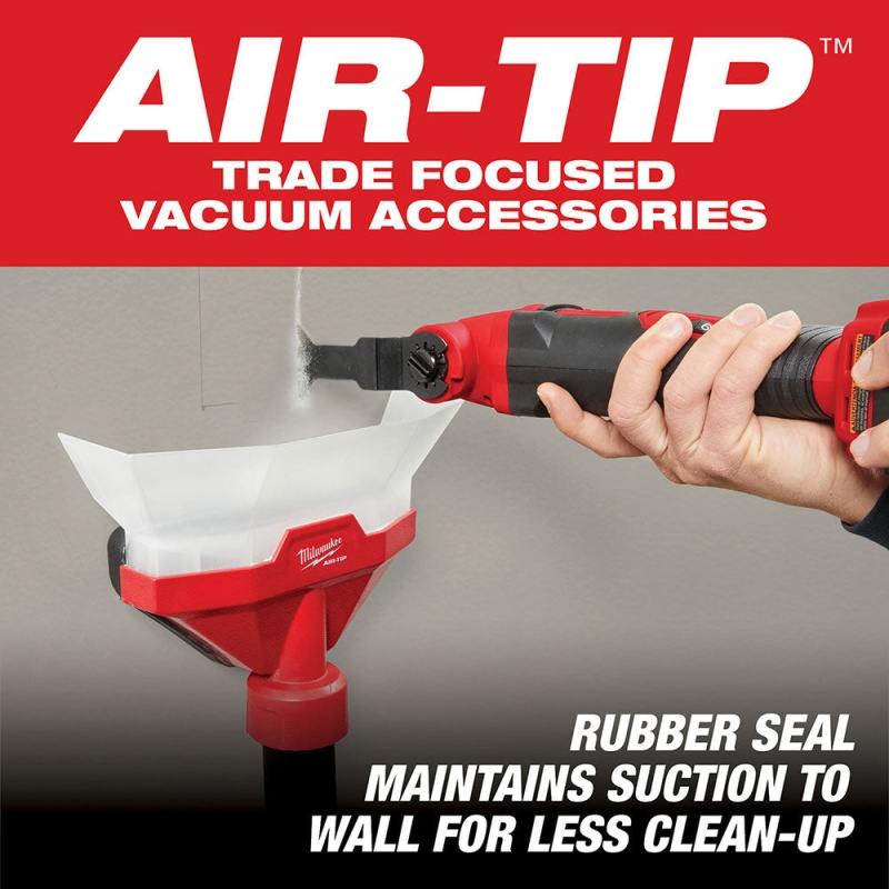 Milwaukee 49-90-KIT2 AIR-TIP Utility Nozzle/4-in-1 Right Angle/Dust Collector Kit - Image 4