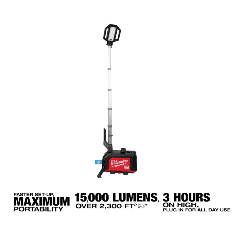 Milwaukee MXF040-1XC MX FUEL ROCKET Dual Power Compact Tower Light - Image 7