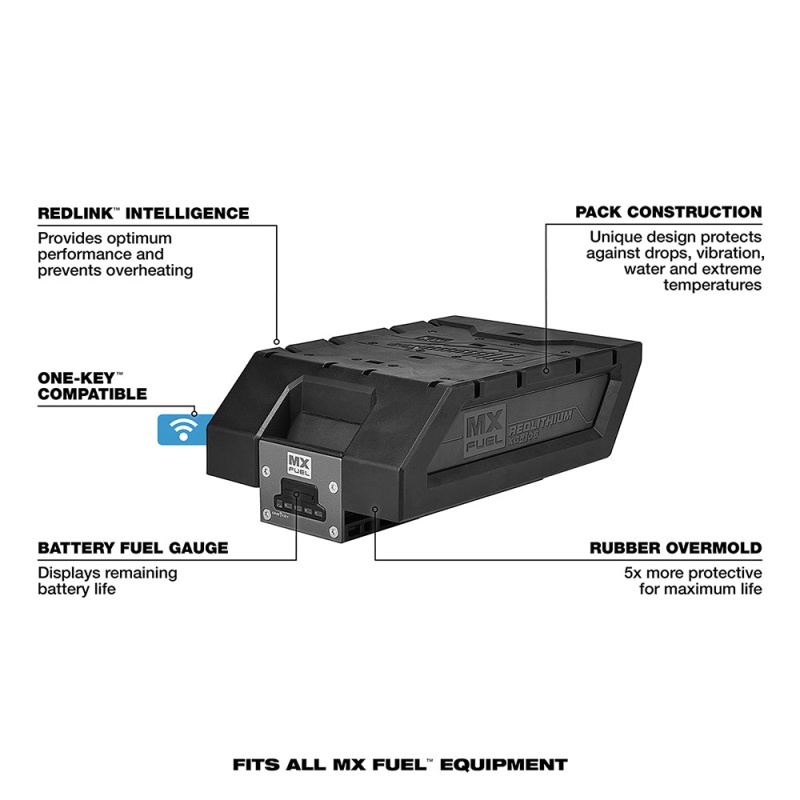 Milwaukee MXFXC406 MX FUEL REDLITHIUM Battery Pack 6.0 Ah - Image 3