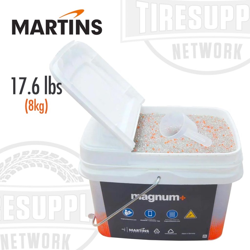 Martins | Magnum+ Tire Balancing Beads 17.6 lbs Bulk Tub Bucket (MBP8KG) - Image 3