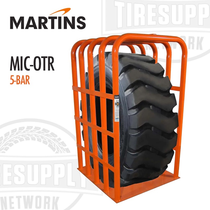 Martins | Heavy Duty OTR 5-Bar Tire Inflation Cage (MIC-OTR)