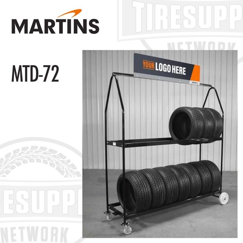 Martins | Deluxe Mobile Tire Display Rack (MTD-72) - Image 6