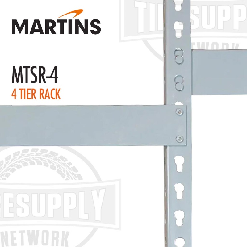 Martins | Tire Storage 4-Tier Shelving Rack for Passenger & Light Truck Tires (MTSR-4) - Image 3