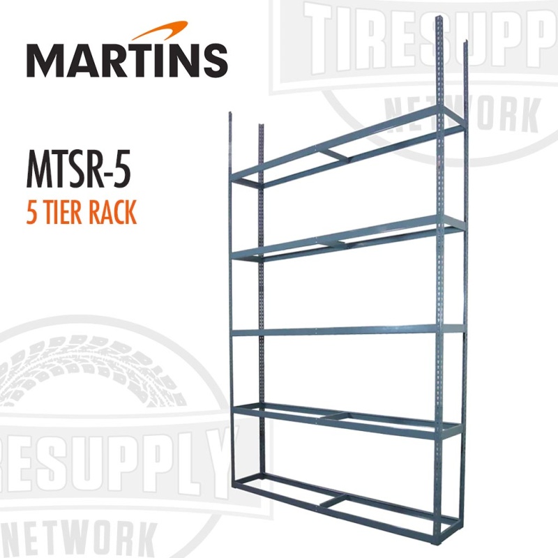 Martins | Tire Storage 5-Tier Shelving Rack for Passenger & Light Truck Tires (MTSR-5) - Image 2