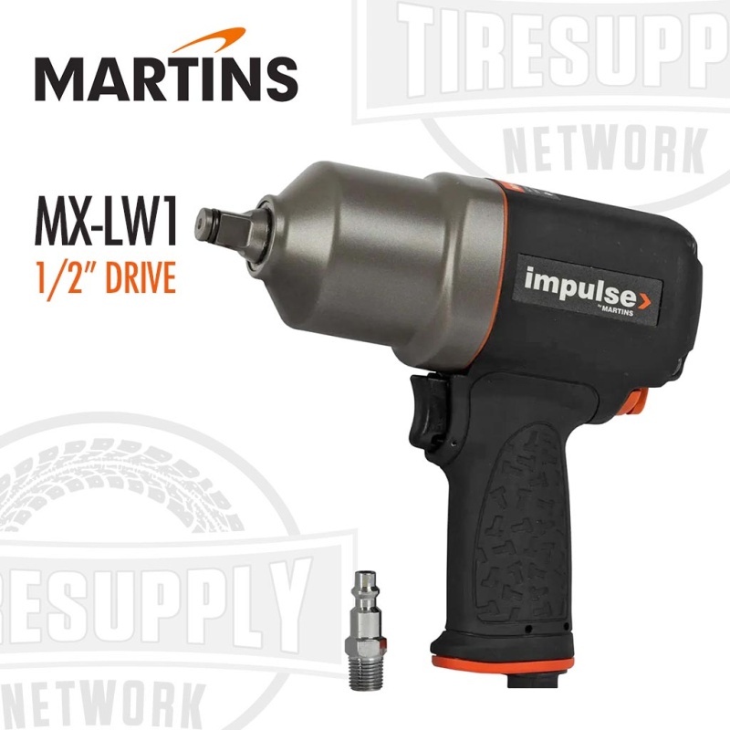 Martins | Impulse 1/2?? Drive Lightweight Impact Wrench 945 ft-lbs (MX-LW1)