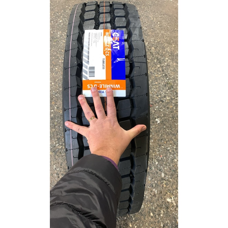 Set of 8 Tires 295/75R22.5 Ceat Winmile-D Drive Closed Shoulder 16 Ply L 146/143 - Image 3