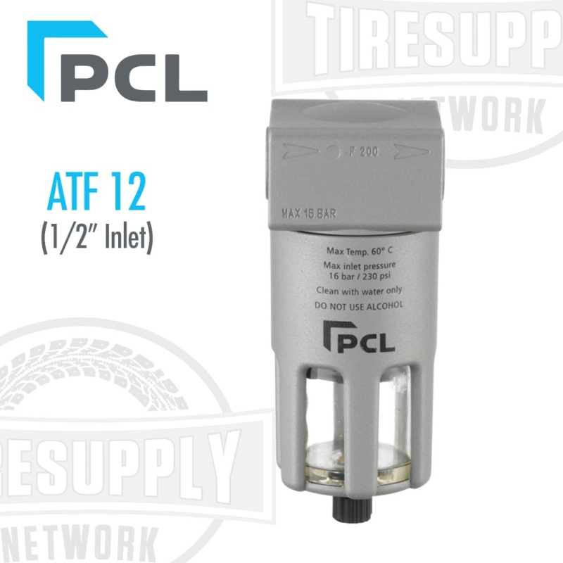 PCL | FRL Unit Filter-Regulator Filter 1/2?? NPT (ATF12)