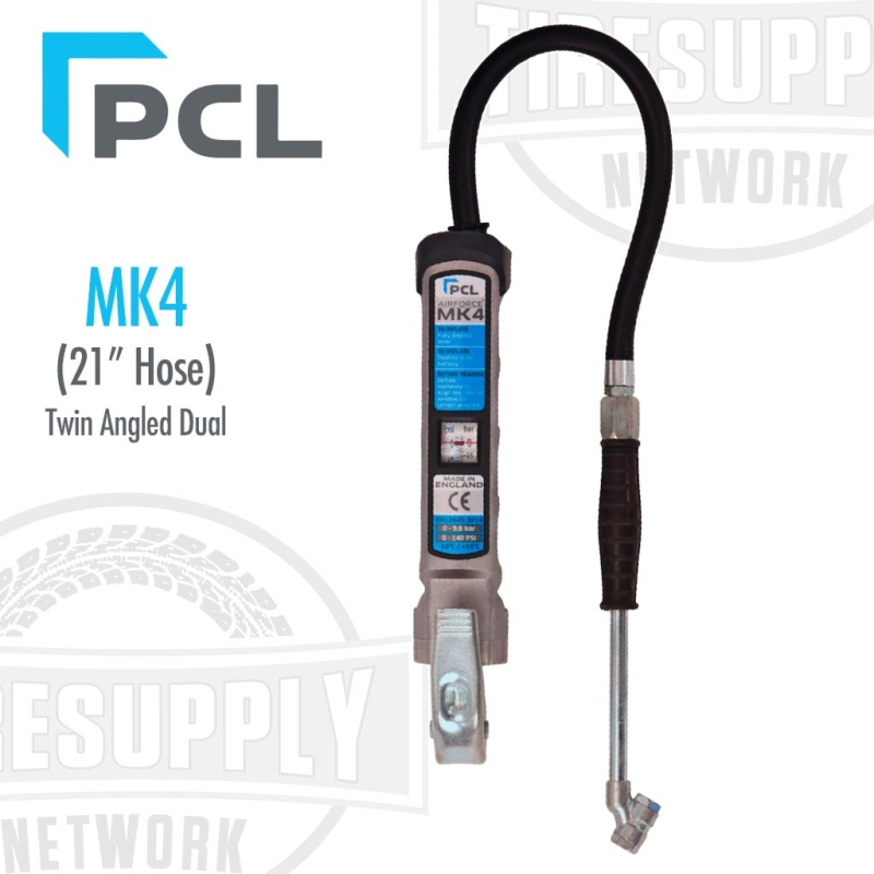 PCL | Airforce MK4 Truck Tire Inflator Gauge with 21?? Hose & Twin Angled Dual Foot Chuck (AFG5A09) - Image 2